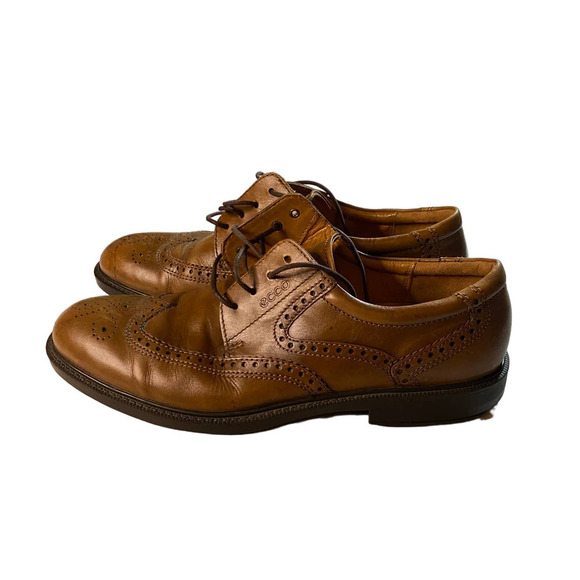 Ecco Other - Ecco Wingtip Oxford Brown Dress Shoes Men's Size 12